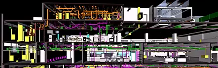 MEP VDC services for a healthcare facility