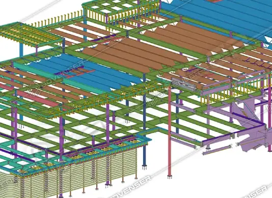 Richmond Data Center Shore Car Club - Steel Detailing