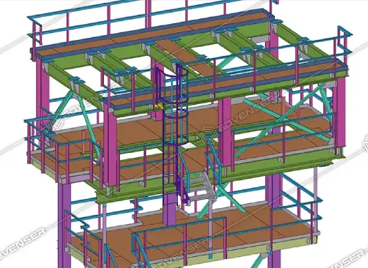 Richmond Data Center Sample for Steel Detailing