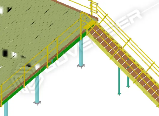 MEP-for-NortonBedTower Steel Detailing for Material Handling Platform
