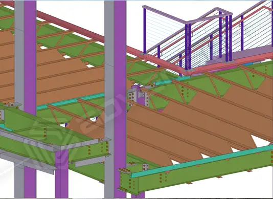 Structural Steel Detailing for Commercial Building