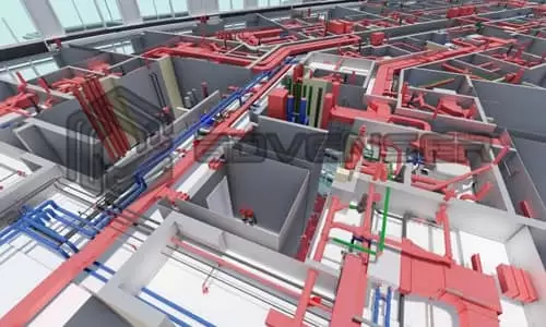 Revit MEP BIM model Revit MEP services