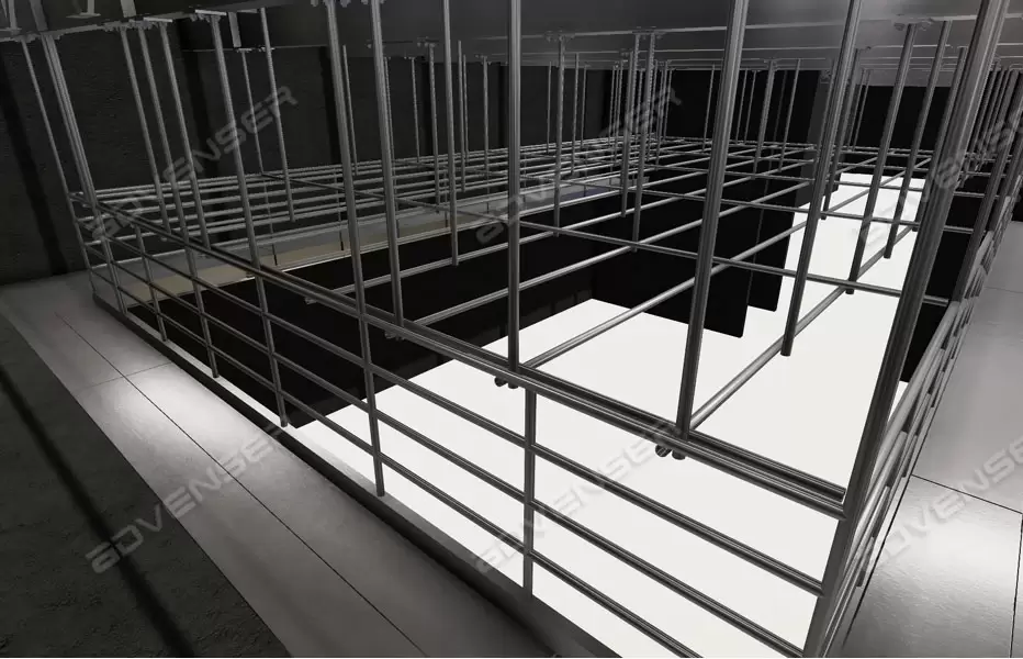 Structural steel staircase Structural steel staircase