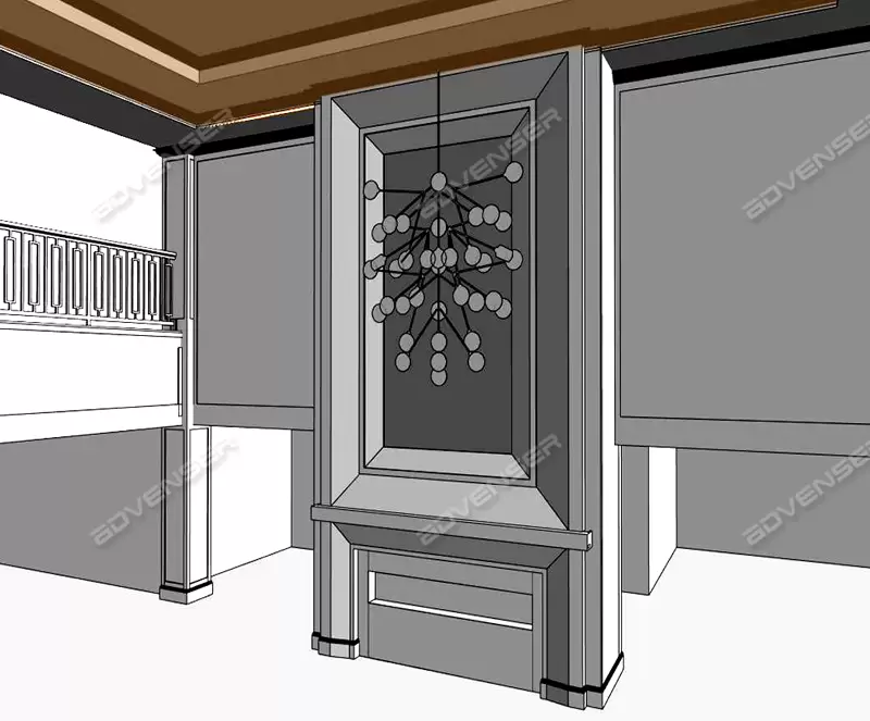 3D Model of a Lobby