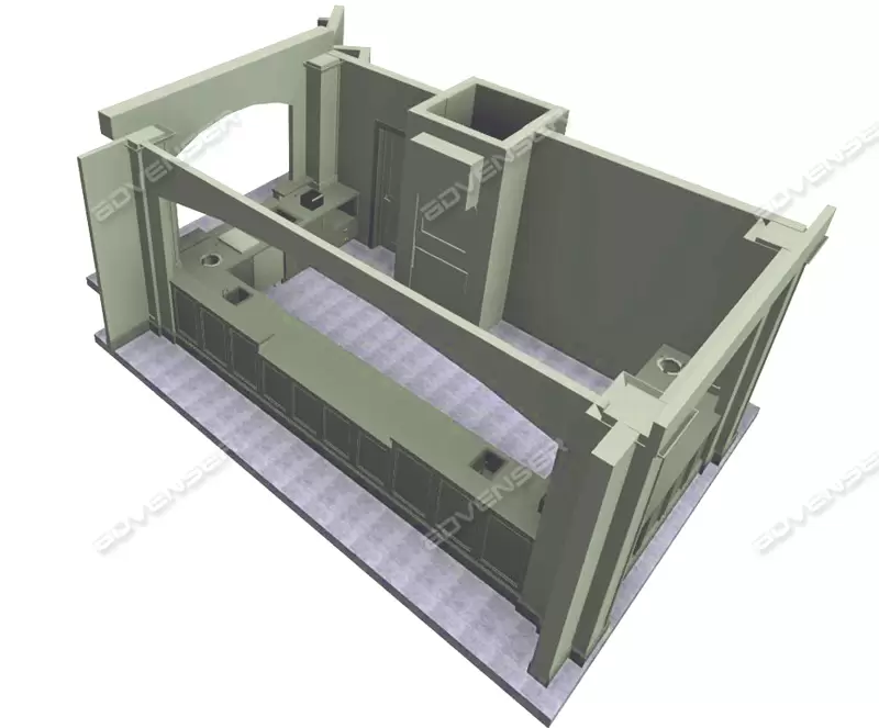 3D Model of a Kitchen