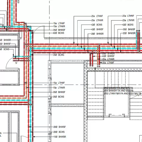 Piping coordination drawing Coordination Drawings