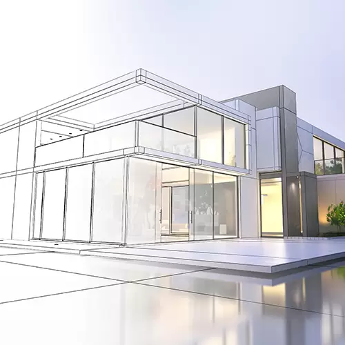 3D model for a luxurious villa