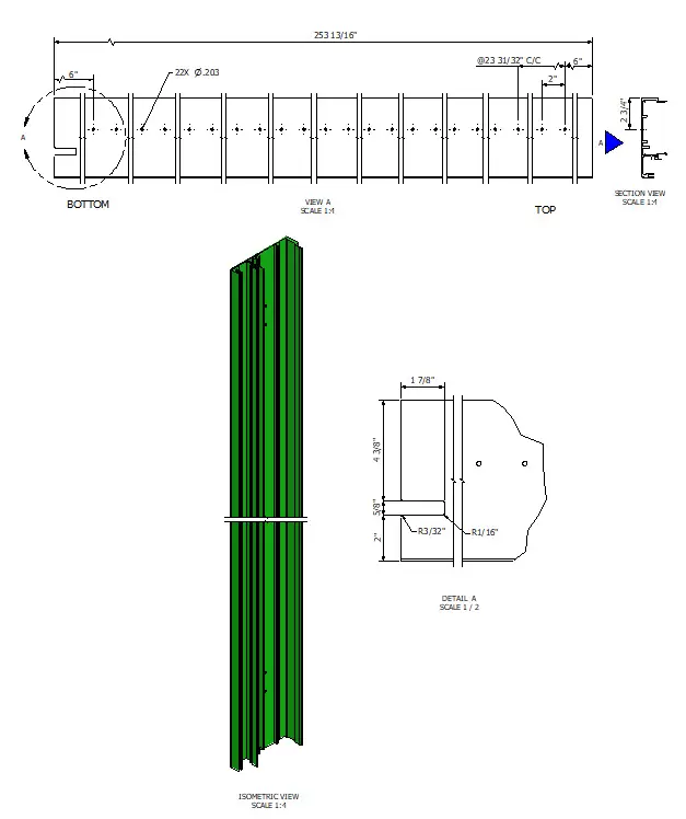 fabrication drawings for facade