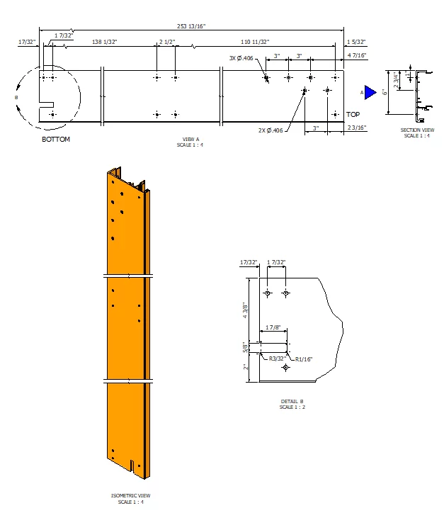 fabrication drawings for facade