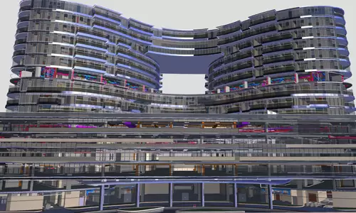 Integrated BIM project in UAE Expert BIM Services for UAE Commercial Building by Advenser Team