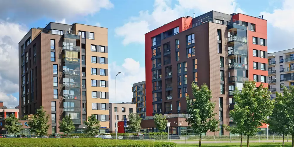 3D model of a residential building