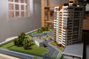 BIM model for a commercial building