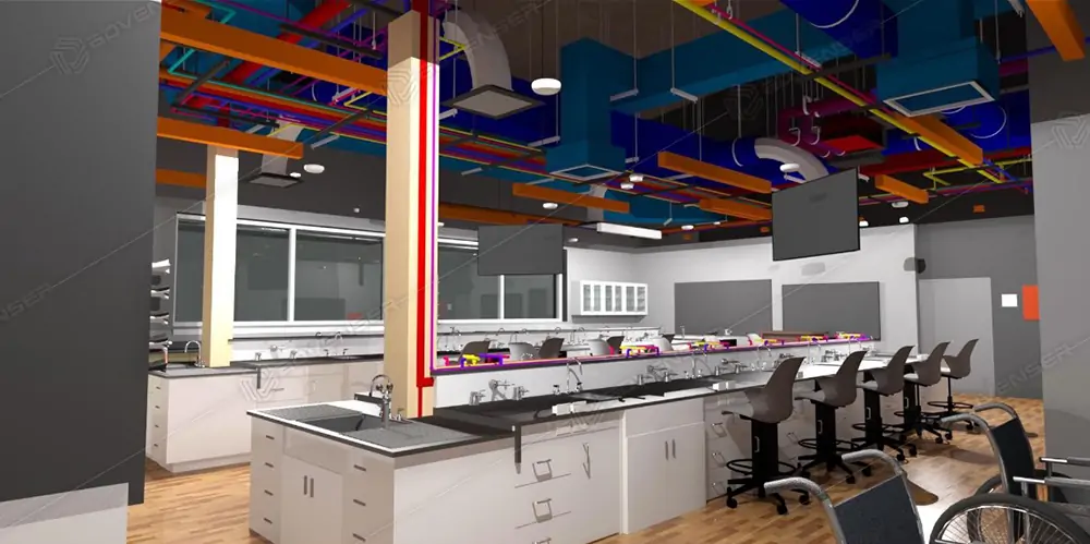 MEP BIM Services MEP BIM services for a science lab done by Advenser