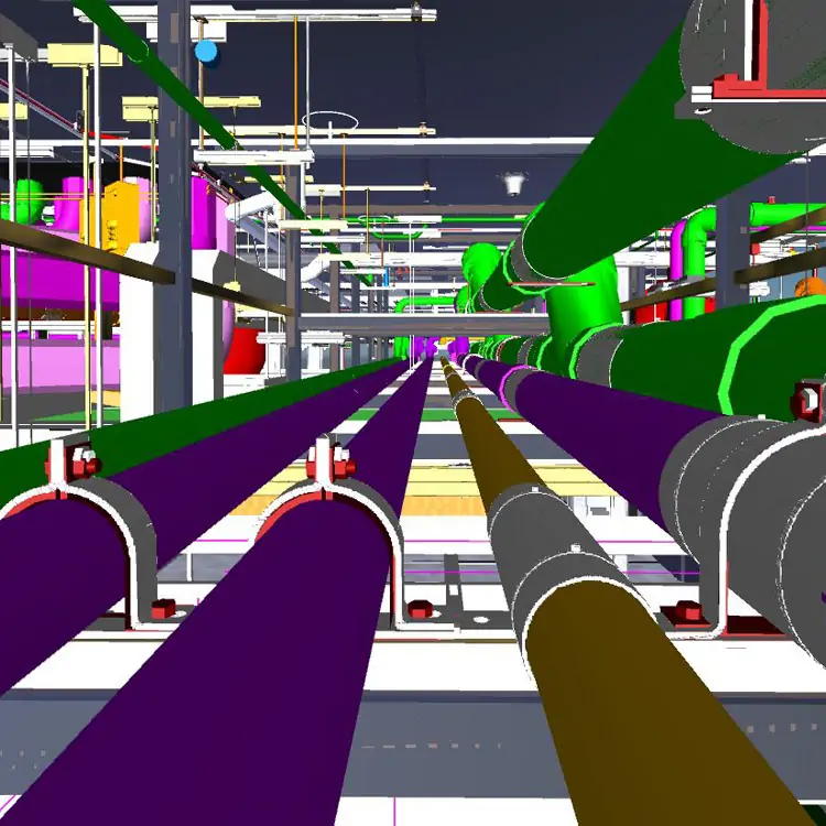 plant3 BIM 3D model for Data Center