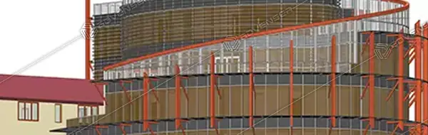 architectural-BIM-model By Advenser facade detailing