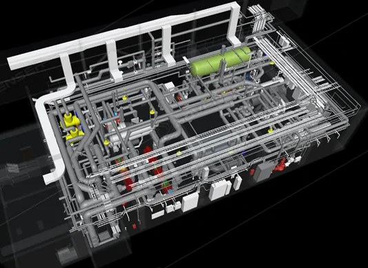 MEP BIM for Chiller Plant