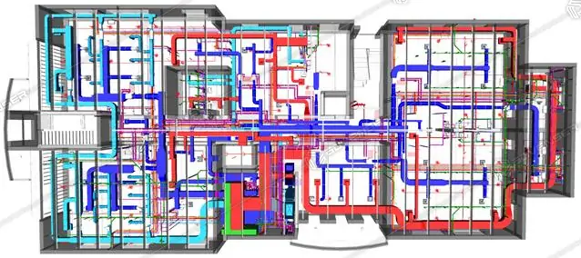 MEP Modeling and Shop drawings for Institutional Project.