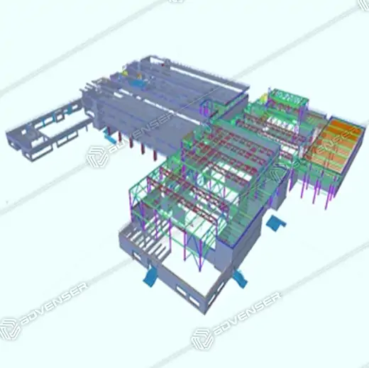 Steel Detailing for Institutional Building